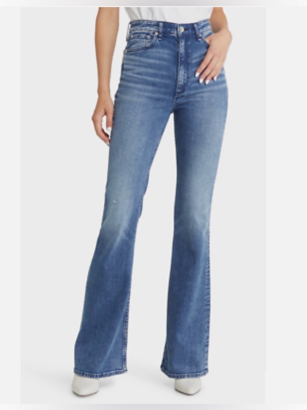 rag & bone Casey High Rise Flare Jeans